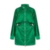 Bottega Veneta Satin Parka Women In Green