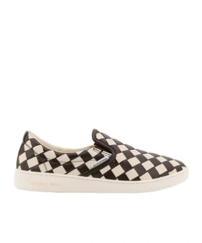 Bottega Veneta Men Sawyer Sneaker City Calfskin Bicolor In White