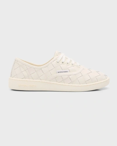 Bottega Veneta Women Intrecciato Sneakers In White