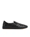 Bottega Veneta Sawyer Leather Sneakers In Black