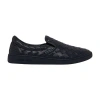 Bottega Veneta Leather Intrecciato Sawyer Sneakers In Blue