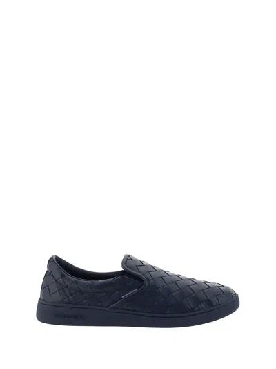 Bottega Veneta Black Calf Leather Sawyer Slip On Sneaker