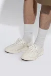 Bottega Veneta Intrecciato Leather Low-top Sneakers In White