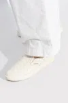 Bottega Veneta Sawyer Intrecciato Leather Low-top Sneakers In White