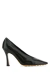 Bottega Veneta Scarpe Con Tacco Sofia In Pelle Verde Scuro Donna
