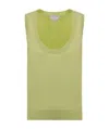 Bottega Veneta Scoop Neck Knitted Top In Animal Print