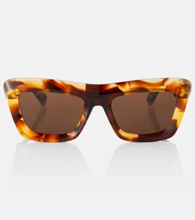Bottega Veneta Scoop Rectangular Sunglasses In Multi