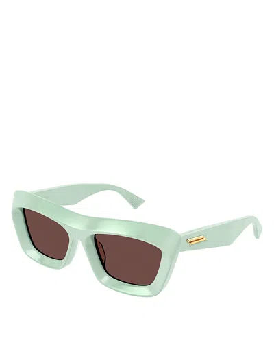 Bottega Veneta Scoop Squared Sunglasses, 53mm