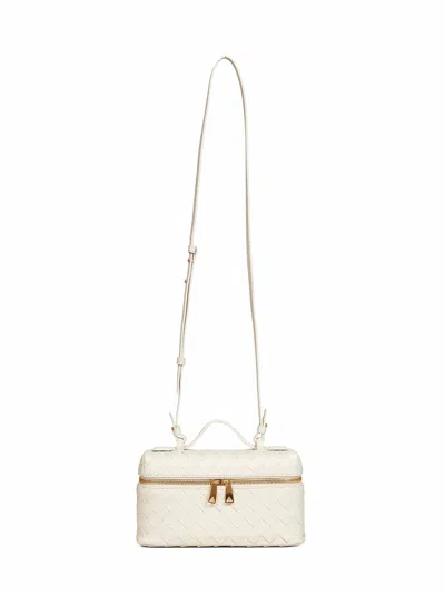 Bottega Veneta Sea Salt Bang Bang Vanity Case In Gold