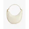 Bottega Veneta Small Hula Hoop Leather Shoulder Bag In Sea Salt-m Brass