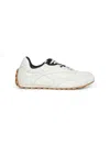 Bottega Veneta Men Sea Salt Suede And Nylon Orbit Flash Sneakers In Multi