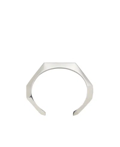 Bottega Veneta Section Bracelet In White