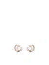 Bottega Veneta Semicircles Drop Earrings In Yellow