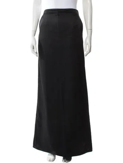 Pre-owned Bottega Veneta Sequin Long Skirt In Gray