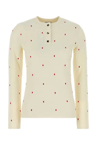 Bottega Veneta Embroidered Cotton-blend Sweater In Neutral