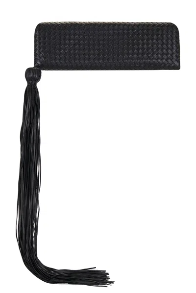 Bottega Veneta Serata Clutch In Black