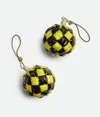 Bottega Veneta 2er-set Karierte Dekore In Yellow/black