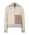 Bottega Veneta Sewn Cardigan In Nude