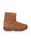 Bottega Veneta 35mm Snap Leather Ankle Boots In Brown