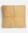 Bottega Veneta Shearling Cassette Cushion In Butter