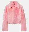 Bottega Veneta Toscana Shearling Cropped Blouson