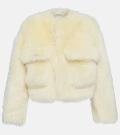 BOTTEGA VENETA CROPPED SHEARLING JACKET