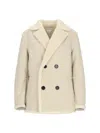 Bottega Veneta Shearling Jacket In Cream