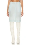 Bottega Veneta Sheer Skirt In Dusk
