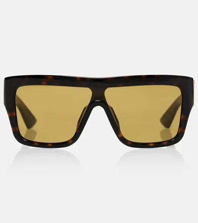 Bottega Veneta Shield Sunglasses In Black