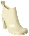 Bottega Veneta Shine Square Toe Ankle Rain Boots In White