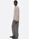 Bottega Veneta Flecked Stripe Button-up Shirt In Beige