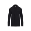 Bottega Veneta Wool Shirt With Buttoned Cuffs And Chest Pocket In Blue