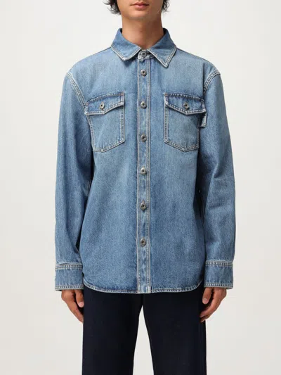 BOTTEGA VENETA SHIRT BOTTEGA VENETA MEN COLOR BLUE,H18586009