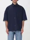 Bottega Veneta Men Shirt In Blue