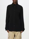 Bottega Veneta Chemise En Jersey De Viscose Fluide Mate In Schwarz