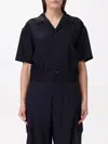 Bottega Veneta Thin Wool Shirt In Blue