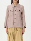 Bottega Veneta Check Viscose-blend Shirt In Pearl
