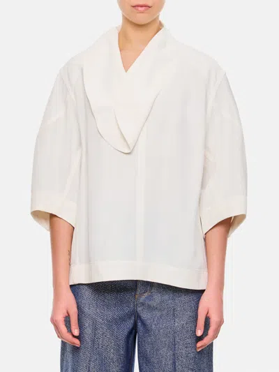 BOTTEGA VENETA TOP BOTTEGA VENETA WOMAN COLOR WHITE,G79464001