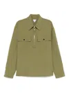 Bottega Veneta Long-sleeved Shirt In Green