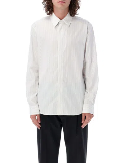 Bottega Veneta Shirt Mini Stripes In White Grey