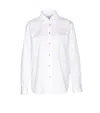 Bottega Veneta Womens White Knot Regular-fit Cotton Shirt In White