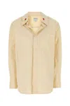 Bottega Veneta Cream Shirt In Cotton And Silk