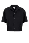 Bottega Veneta Women Black Wool Shirt In Black