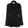 Bottega Veneta Black Shirt With Notebook Cuffs In Viscose Woman In Black