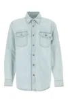 Bottega Veneta Camicia In Denim Uomo In Blue