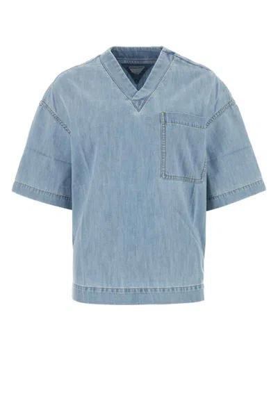 Bottega Veneta Shirts In Blue