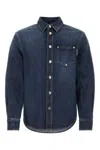 Bottega Veneta Long-sleeve Denim Shirt In Blue