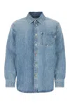 Bottega Veneta Denim Shirt In Blue