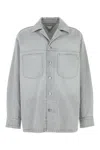 Bottega Veneta Denim Shirt In Grey