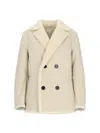 Bottega Veneta Double-breasted Casual Jacket In Yellow